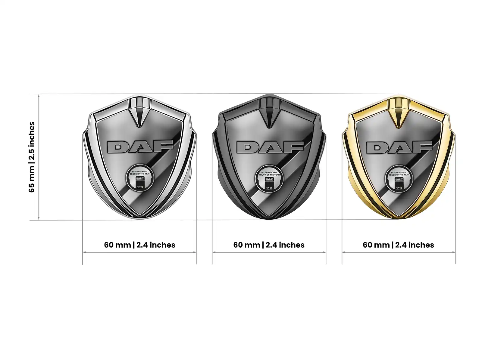 Daf Badge Self Adhesive Racing Look High-Quality